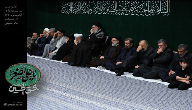 رهبر انقلاب در مراسم عزاداری سیدالشهدا (ع)+ عکس
