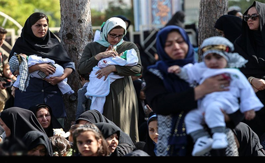 مراسم شیرخوارگان حسینی در بجنود+تصاویر
