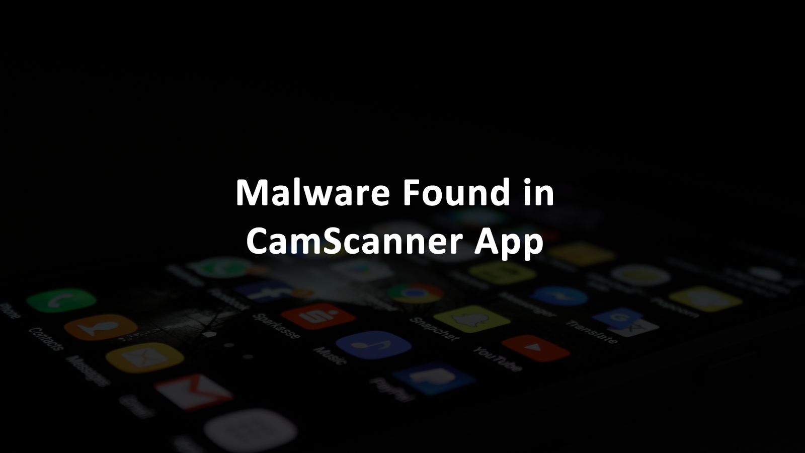 هشدار بازار به کاربران نرم&zwnj;افزار CamScanner