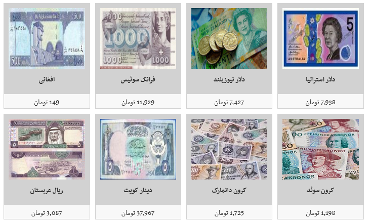 نرخ فروش ارز در صرافی های مجاز/ دلار ۱۱ هزار و ۳۸۹ تومان