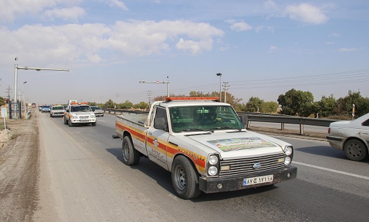 خدمات رایگان آباد امداد پایتخت همدان برای زائران اربعین حسینی