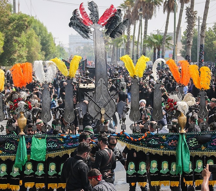 انعکاس شور و شعور حسینی هرمزگانی ها در عزاداری عاشورا+تصویر