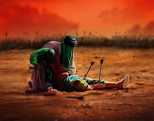بسته شعری درباره حضرت علی اکبر ( ع )/ گریم بلند بر گل در خون طپیده ام