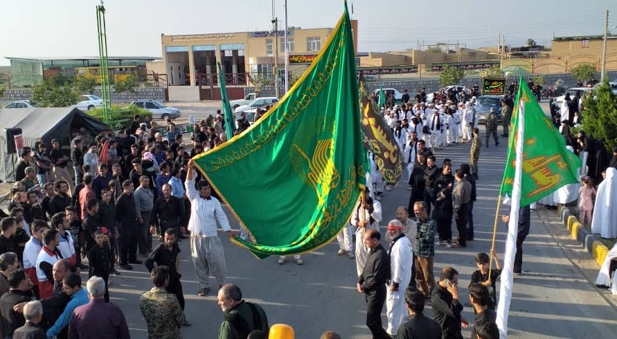 خادمیاران رضوی میزبان کاروان پیاده &laquo;انصار الحسین (ع)&raquo; + تصاویر