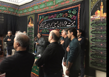 حضور امیدهای فوتبال در مراسم عزادارى سالار شهيدان