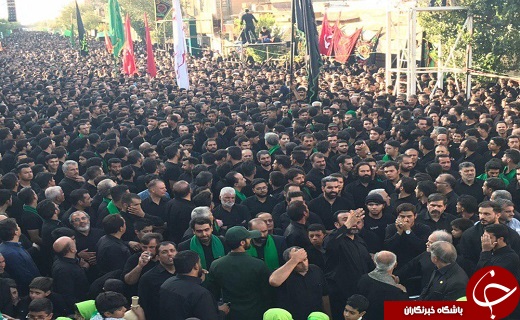اجتماع بزرگ عاشورائیان در حسینیه ایران+ تصاویر
