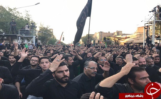 اجتماع بزرگ عاشورائیان در حسینیه ایران+ تصاویر