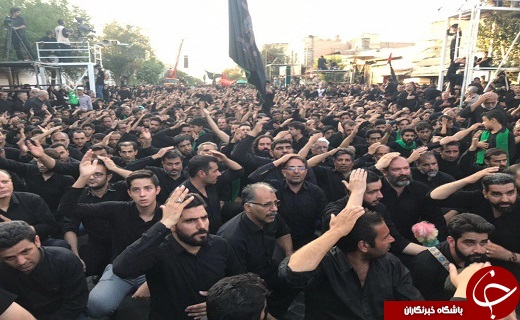 اجتماع بزرگ عاشورائیان در حسینیه ایران+ تصاویر