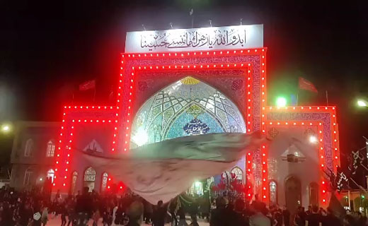 شور و حال عاشقان سیدالشهدا در آران و بیدگل + فیلم