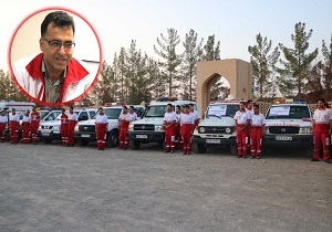 پوشش امدادی هلال احمر استان یزد در تاسوعا و عاشورای حسینی