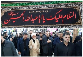 حرکت کاروان عزاداری حسینی در بازار تاریخی اراک