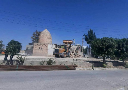 هیچ آسیبی به بنای اصلی بقعه امامزاده، ولی ضیاآباد وارد نشده است