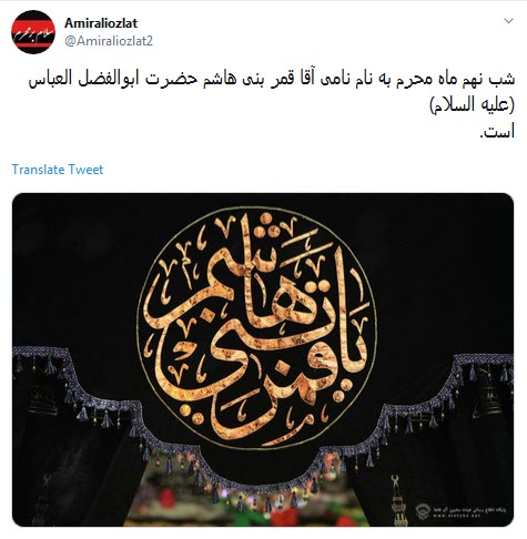 #قمر_بنی_هاشم / یا مرتضی علی قمری داشتی، چه شد؟!  +تصاویر
