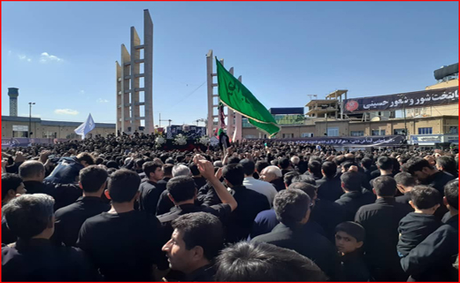 نمایش شور و شعور حسینی در یوم العباس زنجان/ آغاز حرکت دسته عزاداری حسینیه اعظم زنجان
