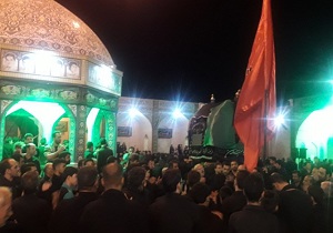 مراسم عزاداری شب تاسوعای حسینی در بافران