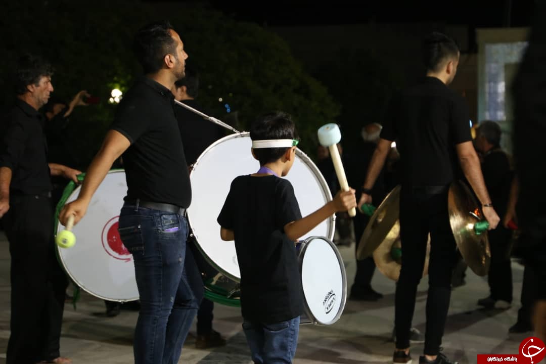 عزاداری شب تاسوعای حسینی در فارس/سلام بر علمدار کربلا+عکس