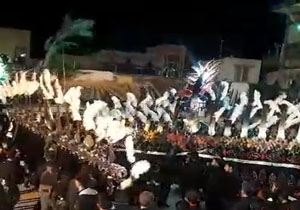 مراسم سوگواری سالار شهیدان در دامغان + فیلم