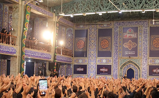 حسینیه ایران یکپارچه غرق در حرن و ماتم شد+ تصاویر