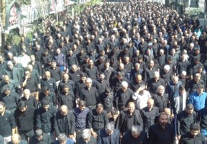 برگزاری مراسم تاسوعای حسینی در بجنورد