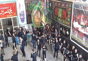 مراسم تکیه گردی هیات‌های عزاداری در سمنان