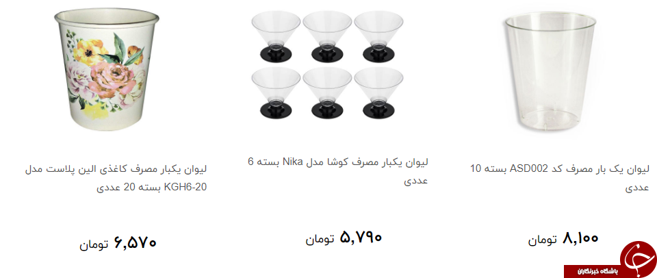 لیوان یکبار مصرف در بازار چند؟ + قیمت