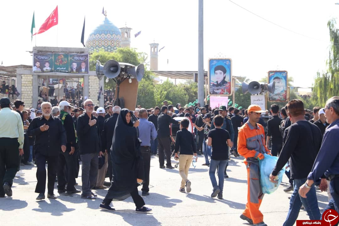 ندای یا حسین (ع) در فارس طنین انداز شد/فارس در عزای سید و سالار شهیدان به سوگ نشست + تصاویر