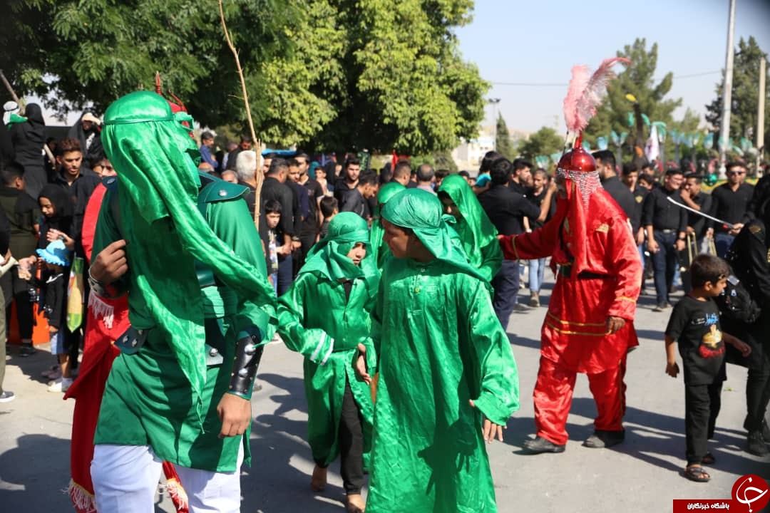 ندای یا حسین (ع) در فارس طنین انداز شد/فارس در عزای سید و سالار شهیدان به سوگ نشست + تصاویر