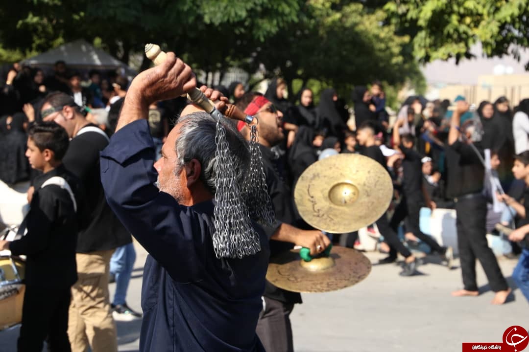 ندای یا حسین (ع) در فارس طنین انداز شد/فارس در عزای سید و سالار شهیدان به سوگ نشست + تصاویر