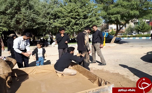 گل مالی لرستانی&zwnj;ها در عزای سالار شهیدان عاشورا