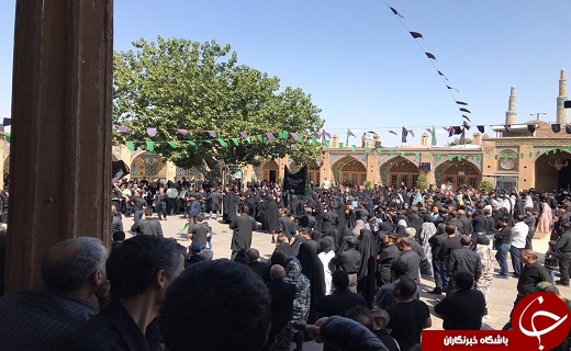 قزوین در روز عاشورای حسینی غرق ماتم و اندوه شد