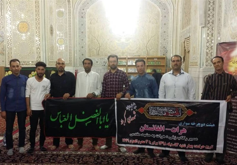 رکاب زنان افغانستانی مسیر هرات تا مشهدالرضا (ع) را پیمودند