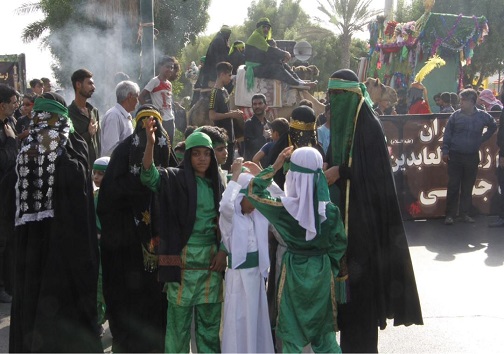 انعکاس شور و شعور حسینی هرمزگانی ها در عزاداری عاشورا+تصویر