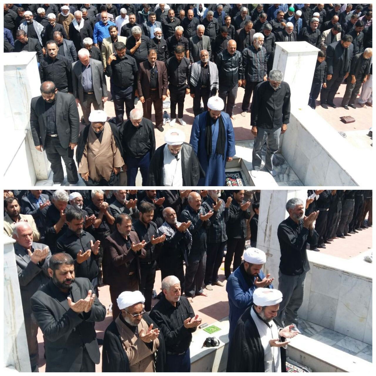 نماز ظهر عاشورا در زاهدان اقامه شد+تصاویر