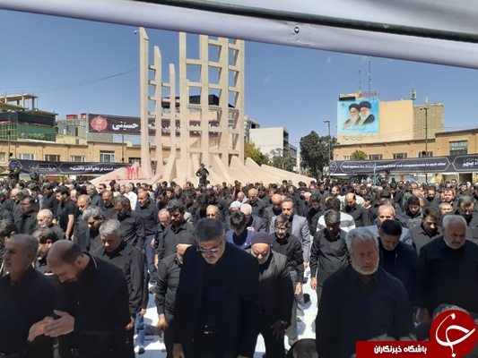 نماز ظهر عاشورا در زنجان اقامه شد