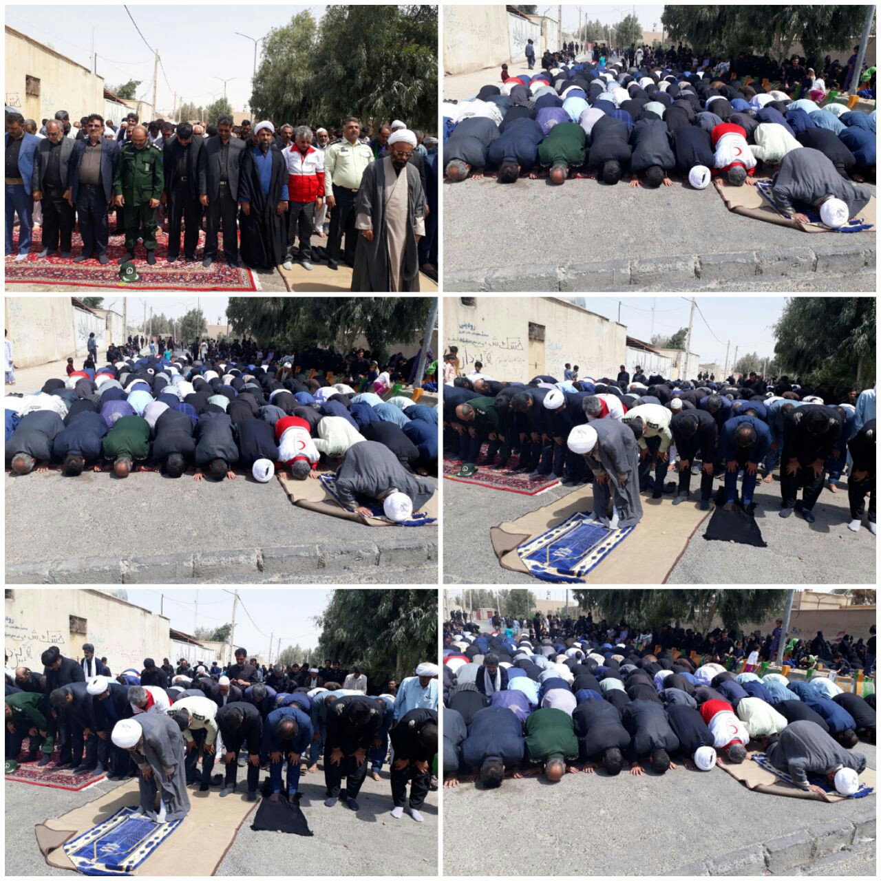 نماز ظهر عاشورا در زاهدان اقامه شد+تصاویر