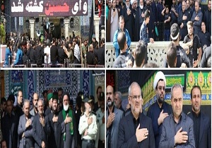 عزاداری وزیر آموزش و پرورش در حرم حضرت معصومه (س)