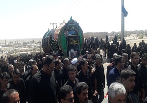 بافران در عاشورای حسینی غرق اندوه وماتم