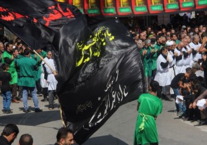گلستان در سوگ عاشورا