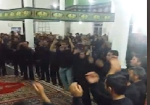 عزاداری مردم روستای «سریک» در روز شهادت امام حسین (ع) + فیلم
