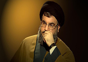 جاری شدن اشک&zwnj;های سیدحسن نصرالله هنگام یادآوری مصائب حضرت عباس(ع) + فیلم
