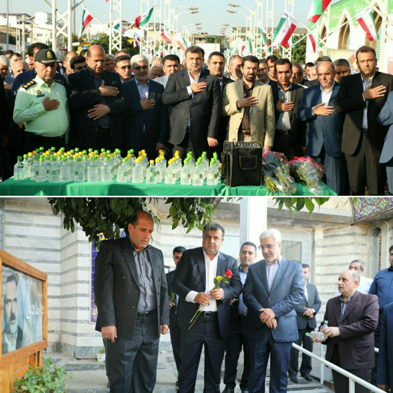 برگزاری مراسم هفته دولت با حضور معاون سیاسی وزیر کشور