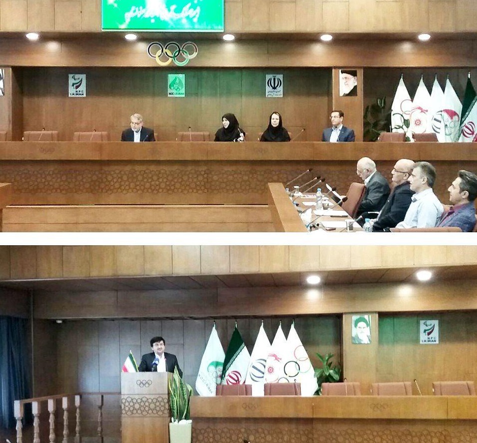 حضور صالحی امیری در مراسم تجلیل از مدال آوران ژیمناستیک حضور صالحی امیری در مراسم تجلیل از مدال آوران ژیمناستیک