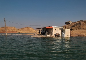 آخرین وضعیت روستاهای زیرآب رفته مسجد سلیمان/ ممانعت برخی از روستاییان از ترک روستای خود