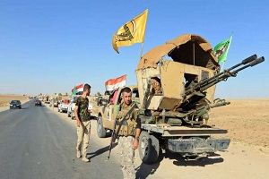 الحشد الشعبی پهپاد ناشناس را هدف گرفت