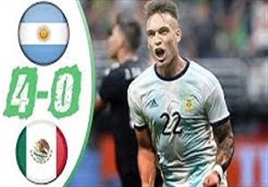 خلاصه بازی آرژانتین و مکزیک مورخ ۲۰ شهریور ۹۸ + فیلم