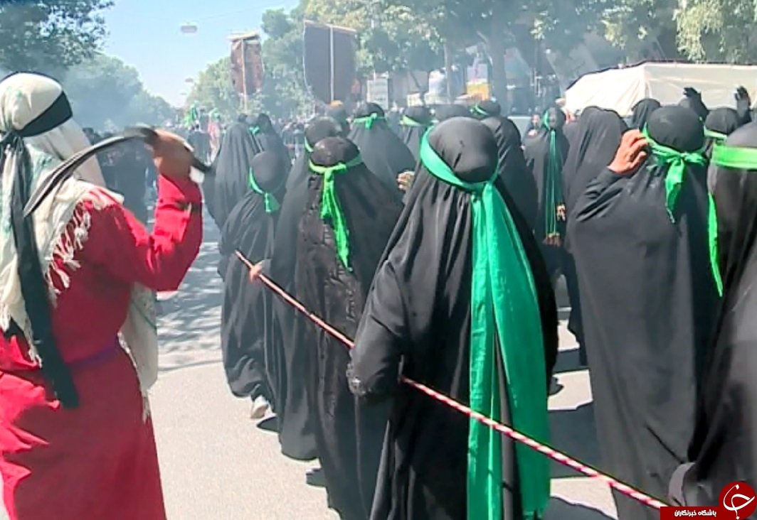 حرکت کاروان نمادین اسرای کربلا در خمین