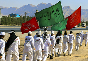 ورود کاروان پیاده انصارالحسین (ع) به بروجن