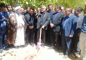 کلنگ زنی طرح آبیاری نوین مزارع خونیک