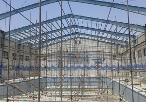 پیشرفت فیزیکی ۹۵ درصدی استخر شنای سربیشه