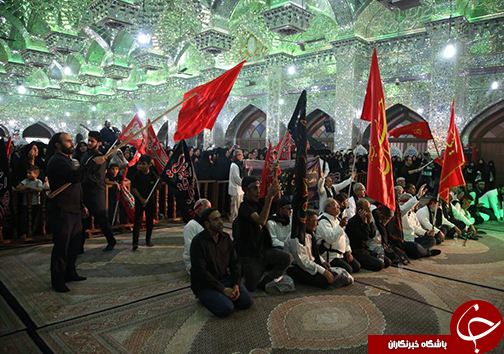 طنین لبیک یا زینب (س) در حرم مطهر سید علاءالدین حسین (ع)